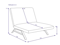 LOFT Einzelliege maxi CHRISTIE