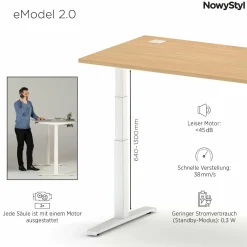 NowyStyl Elektroschreibtisch eMODEL