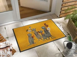 KLEEN-TEX Fußmatte Erdmännchen Pepe,Bo,