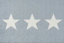 KLEEN-TEX Fußmatte STARS grey