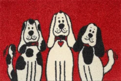 Outlet KLEEN-TEX Fußmatte THREE Dogs