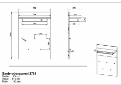 Best GERMANIA Garderobe FREMONT