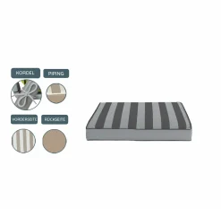 SANSIBAR Gartenauflage Sitzkissen