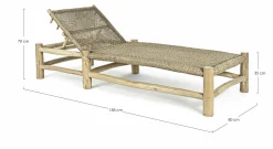 ANDREA BIZZOTTO Gartenliege LAMPOK