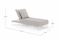 Best ANDREA BIZZOTTO Gartenliege VIPER