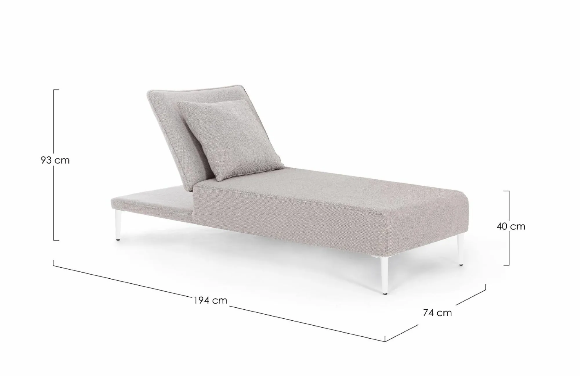 Best ANDREA BIZZOTTO Gartenliege VIPER