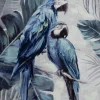 Discount Sonstige Gemälde BLAUE PAPAGEIEN