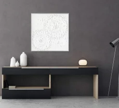 Discount Sonstige Gemälde BLUMEN IN WEIß