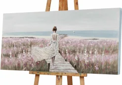 Sale Sonstige Gemälde DIE SCHÖNE AM STRAND