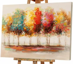 New Sonstige Gemälde FARBENFROHER WALD