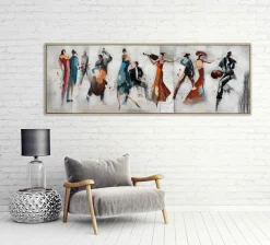 Outlet Sonstige Gemälde FEURIGER TANGO