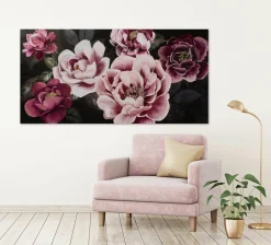 Sonstige Gemälde HÜBSCHE ROSA BLÜTEN