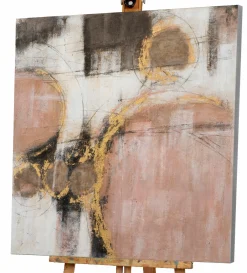 Sonstige Gemälde KREISE IN TERRACOTTA