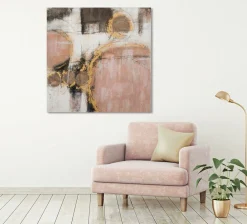 Sonstige Gemälde KREISE IN TERRACOTTA