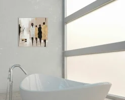 Sonstige Gemälde MODENSCHAU GOLD/SILBER