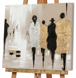 Sonstige Gemälde MODENSCHAU GOLD/SILBER