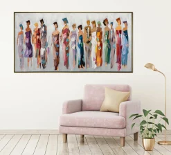 Online Sonstige Gemälde MODISCHE DAMEN