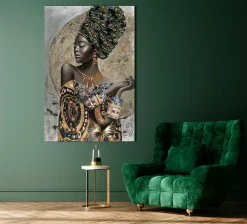 Outlet Sonstige Gemälde SCHÖNHEIT MIT TURBAN