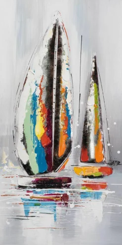 Sonstige Gemälde SEGELBOOT