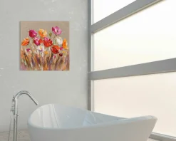 Outlet Sonstige Gemäle FARBENFROHE BLUMEN