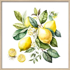 PRO ART Gerahmtes Bild LEMONS I