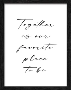 Best PRO ART Gerahmtes Bild LIFESTYLE I