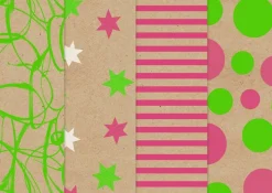 Sonstige Geschenkpapier Rolle NEON