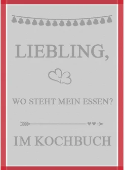 ROSS Geschirrtuch KOCHBUCH