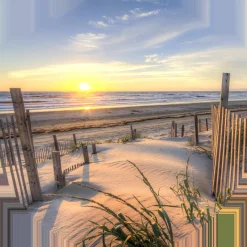 PRO ART Glasbild BEACHVIEW I