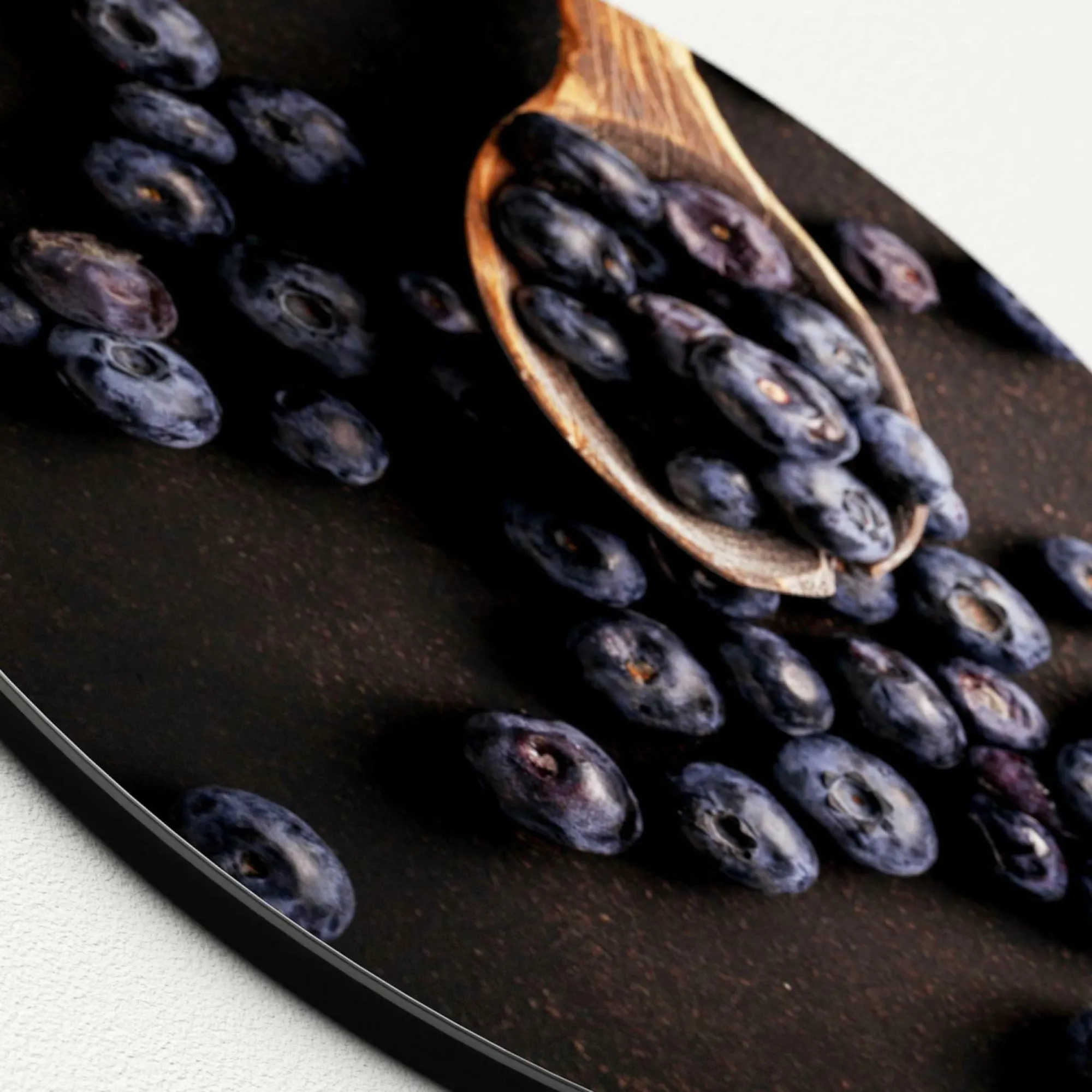 Hot PRO ART Glasbild BLAUBEEREN