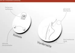 PRO ART Glasbild FACE LINES II