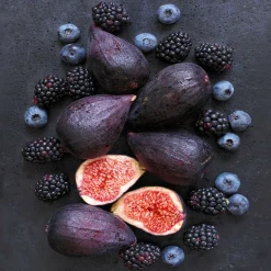 PRO ART Glasbild FEIGEN UND BEEREN