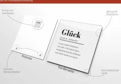 PRO ART Glasbild GLÜCK II