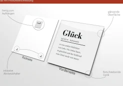 PRO ART Glasbild GLÜCK II