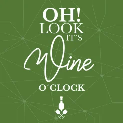 Sale Glasbild IT'S WINE O'CLOCK