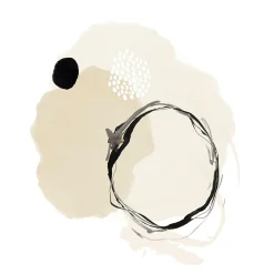 Discount PRO ART Glasbild LINE AND SHAPES II