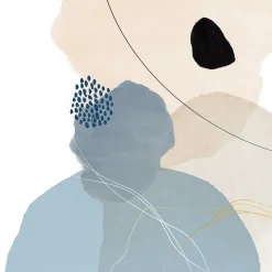 PRO ART Glasbild LINE AND SHAPES III