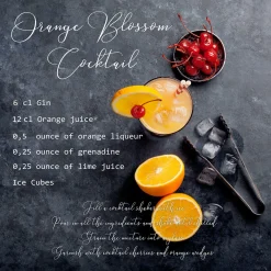 PRO ART Glasbild ORANGE