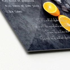 PRO ART Glasbild ORANGE