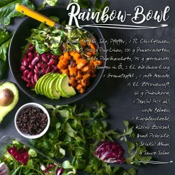 Outlet PRO ART Glasbild RAINBOW BOWL