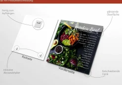 Outlet PRO ART Glasbild RAINBOW BOWL