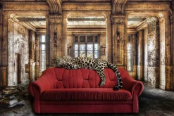 Outlet Sonstige Glasbild RELAXING LEO