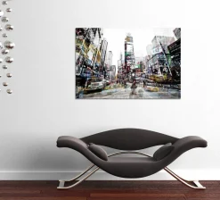 Best Sonstige Glasbild TIME SQUARE