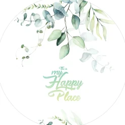 PRO ART Glasbild WATERCOLOURED LEAVES