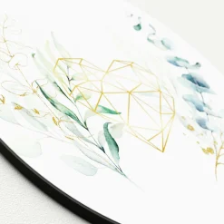 Sale PRO ART Glasbild WATERCOLOURED LEAVES