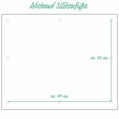 Hot zeller Herdabdeckplatte Granit