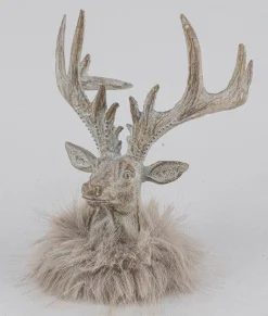 Sonstige Hirschkopf mit Plüsch