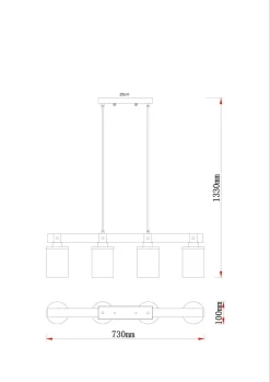 Sale GLOBO Lighting Hängeleuchte LILA