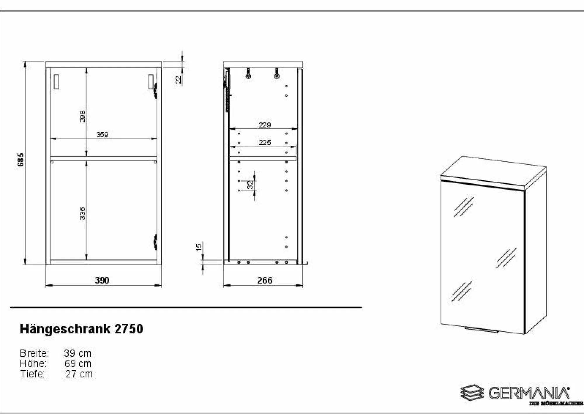 Best HARPER Hängeschrank GRÖMITZ