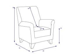 Hot MONDO Hochlehnsessel QUADRA